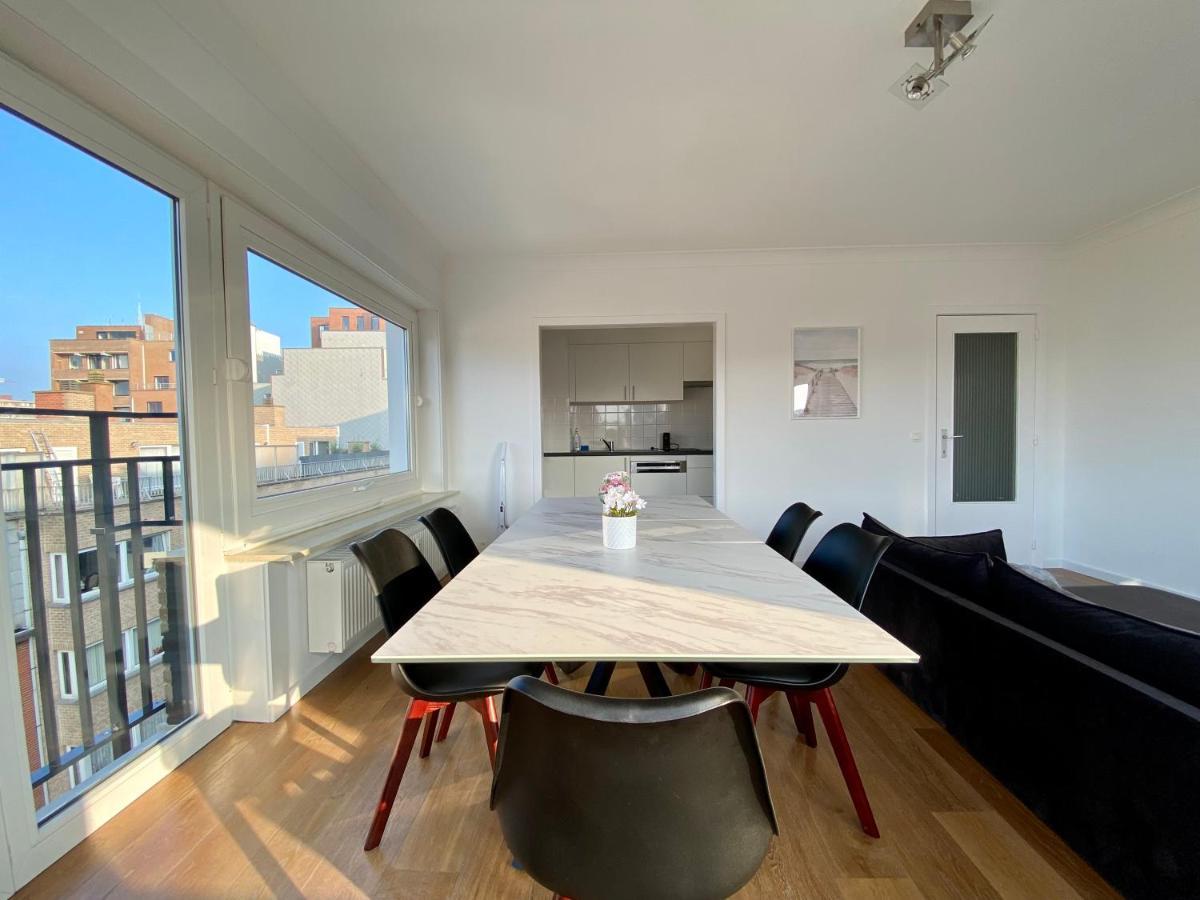 Luxury 3 Bedroom Apartment On The Top Floor With Panoramic View Oostende Exterior foto